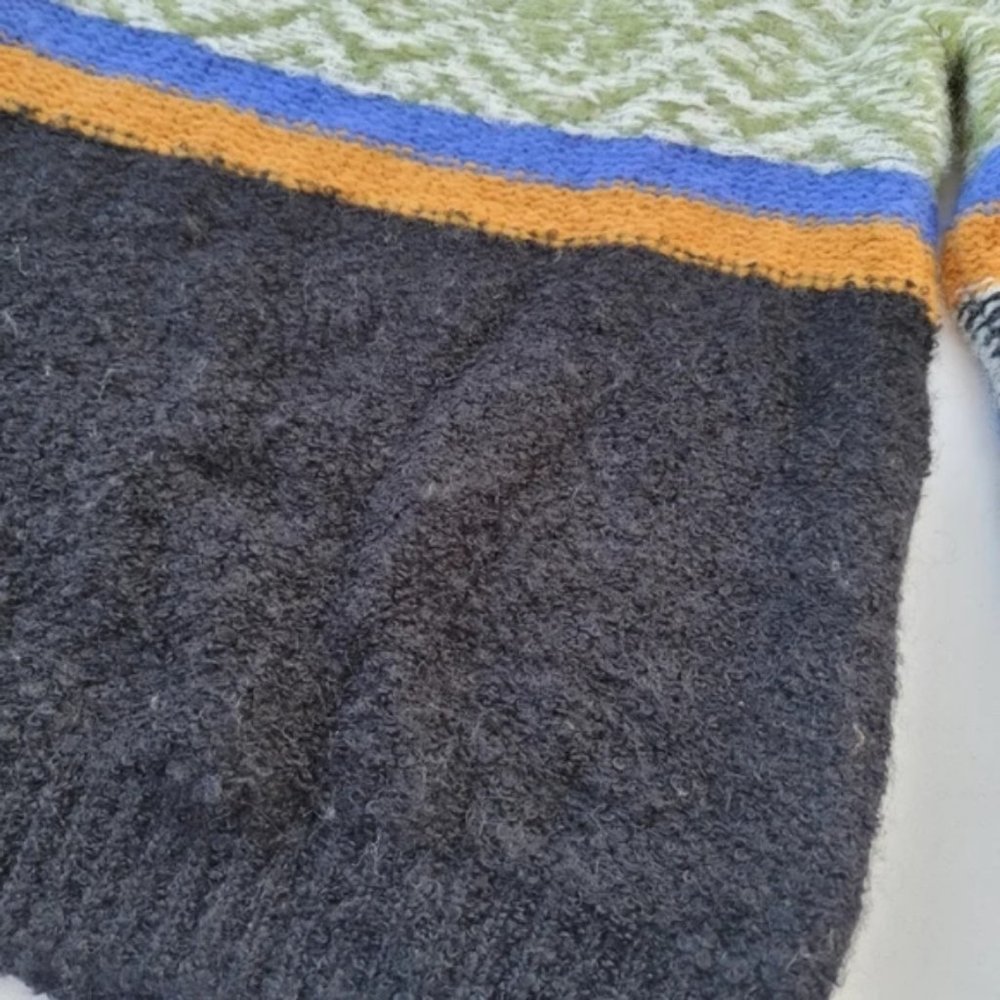 ANTHRO - MOULINETTE SOEURS Intarsia Alpaca Blends Pullover Sweater - Picture 9 of 11
